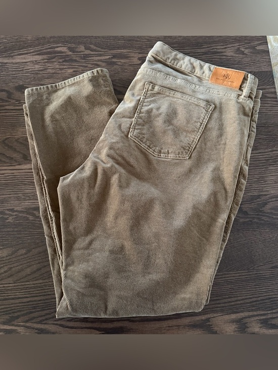 Ralph Lauren Pants - New Women's Ralph Lauren Stretch Mid-rise Corduroy Pants in Honey Brown